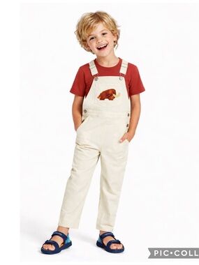 NEW MAMMOTH EMBROIDERED OVERALLS CHRISTIAN ROBINSON TARGET WOOLLY